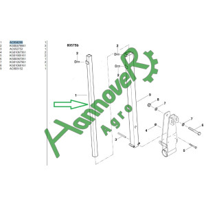 Частина маркера Kvernelend Optima AC834295, АС834295 (AC496093,АС496093)